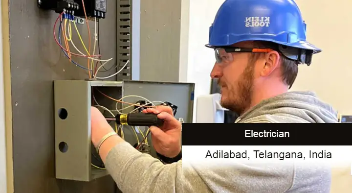 Electricians in Adilabad  : Balu Electricals Works in Mahalaxmiwada