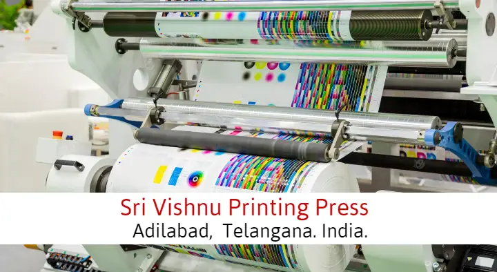 Sri Vishnu Printing Press in Mahalaxmiwada, Adilabad