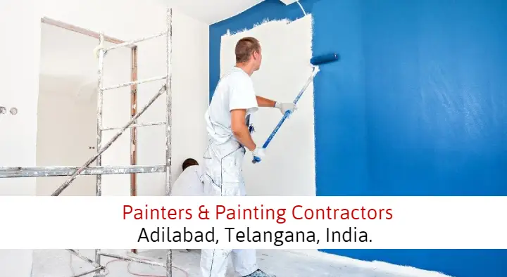 Painters in Adilabad  : Sri Mahalaxmi Paienter  Works in Gandhi Nagar