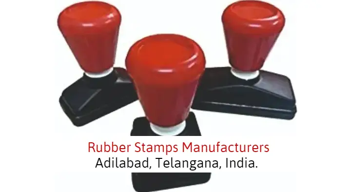 Stamps And Id Cards Manufacturers in Adilabad  : Suresh Printers and Rubber Stamp Maker in Gandhi Nagar