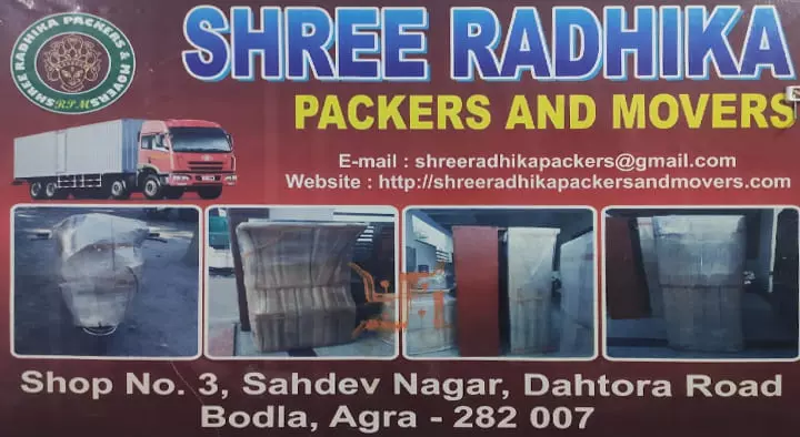 Packers And Movers in Agra : Shree Radhika Packers And Movers in Bodla