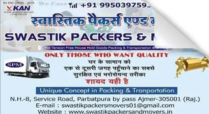 Swastic Packers and Movers in Parbatpur Bypass, Ajmer