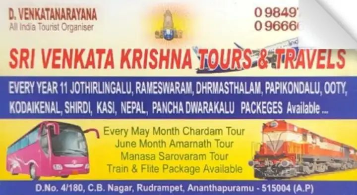 Sri Venkata Krishna Tours and Travels in Rudrampeta, Anantapur