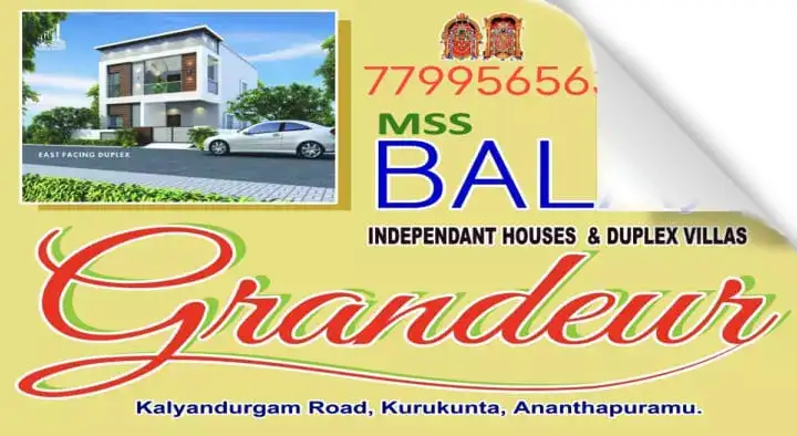 Building Construction Work in Anantapur  : Balaji Grandeur in Ramnagar
