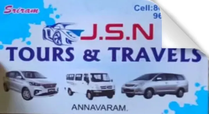 JSN Tours and Travels in Railway Station Road, Annavaram