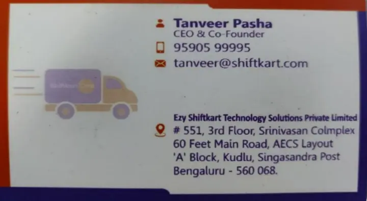 Ezy Shiftkart Technology Solutions Private Limited in Kudlu, Bangalore