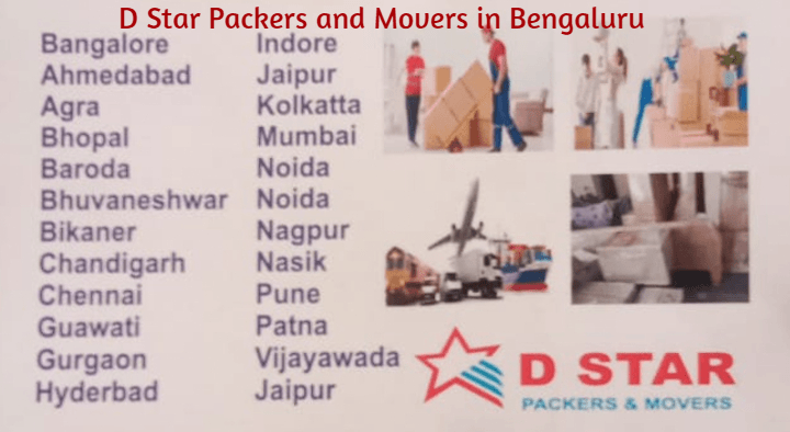 Packers And Movers in Bengaluru (Bangalore) : D Star Packers and Movers in Bommanahalli