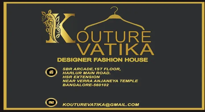 Boutiques in Bengaluru (Bangalore) : Kouture Vatika Designer Fashion House in HSR Layout