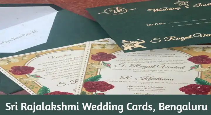 Invitation Cards Printing in Bengaluru (Bangalore) : Sri Rajalakshmi Wedding Cards in Maruti Nagar