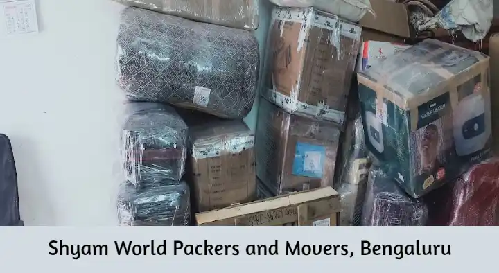 Shyam World Packers and Movers in Sudhama Nagar, Bengaluru