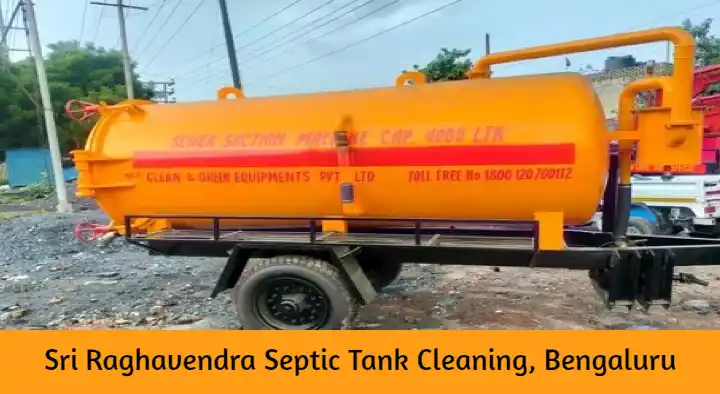 Septic Tank Cleaning Service in Bengaluru (Bangalore) : Sri Raghavendra Septic Tank Cleaning in Vinayaka Nagar
