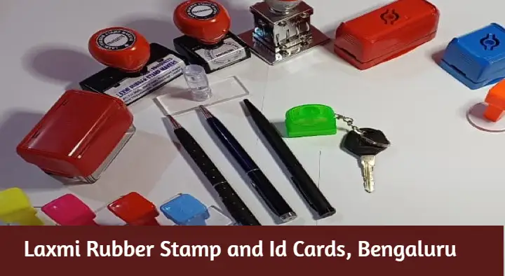 Stamps And Id Cards Manufacturers in Bengaluru (Bangalore) : Laxmi Rubber Stamp and Id Cards in Hanuman Nagar