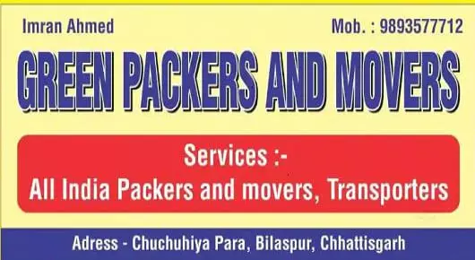 Packers And Movers in Bilaspur  : Green Packers And Movers in Chuchuhiya_Para