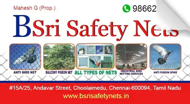B Sri Safety Nets in Choolaimedu, Chennai