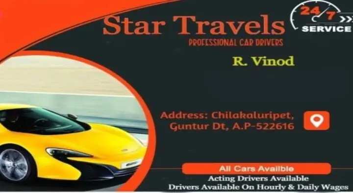 Star Travels Professional Car Drivers in Main Road, Chilakaluripet