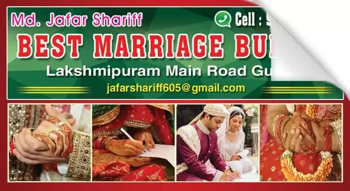 Marriage Consultant Services in Guntur  : Best Marriage Bureau in Lakshmipuram Main Road