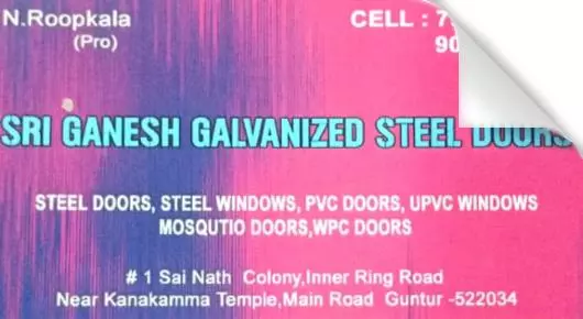 Upvc Cabins And Partitions Manufacturers And Dealers in Guntur  : Sri Ganesh Galvanized Steel Doors in Guntur