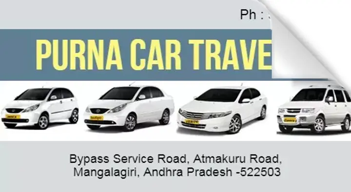 Tours And Travels in Guntur  : Purna Car Travels - Car Rentals in Mangalagiri