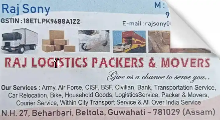 Mini Van And Truck On Rent in Guwahati  : Raj Logistics Packers And Movers in Beltota