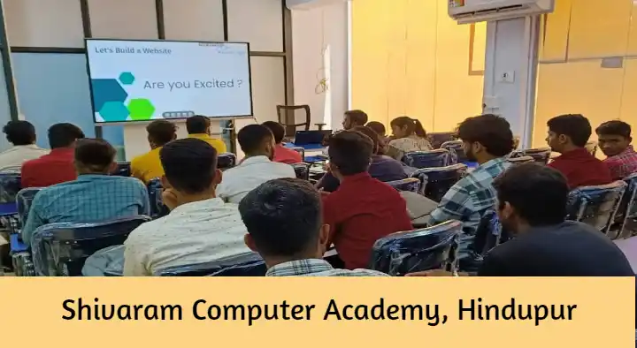 Computer Institutions in Hindupur  : Shivaram Computer Academy in Mukkidipeta