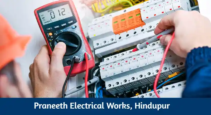 Electricians in Hindupur  : Praneeth Electrical Works in Laxmipuram