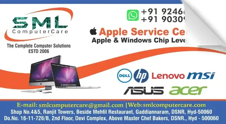SML Computer Care in Dilsukhnagar, Hyderabad