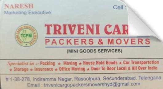 Transport Contractors in Hyderabad  : Triveni Cargo Packers And Movers in Secunderabad
