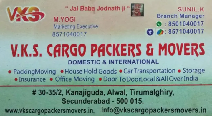 Packing Services in Hyderabad  : VKS Cargo Packers and Movers in Secunderabad