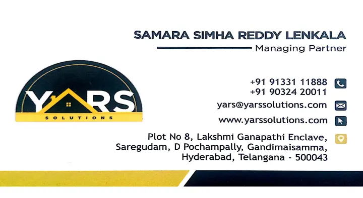 YARS Solutions LLP in Gandi Maisamma