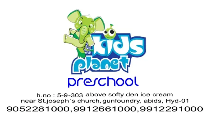 Play Schools in Hyderabad  : Kids Planet Preschool in Abids