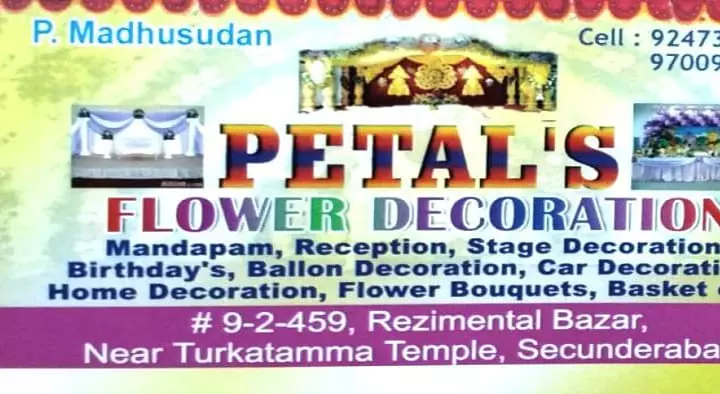 Petals Flower Decoration in Hyderabad, Hyderabad