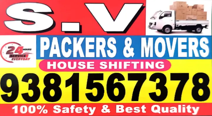 SV Packers and Movers in Kukatpally, Hyderabad
