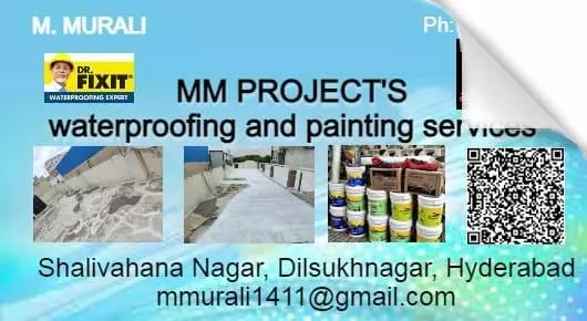 Terrace Leakage Waterproofing Works in Hyderabad  : MM PROJECTS Waterproofing and Painting Services in Dilsukh Nagar