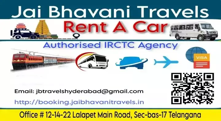 Innova Crysta Car Services in Hyderabad  : Jai Bhavani Travels in Secunderabad
