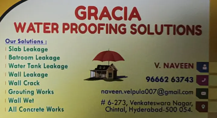 Gracia Waterproofing Solutions in Chintal