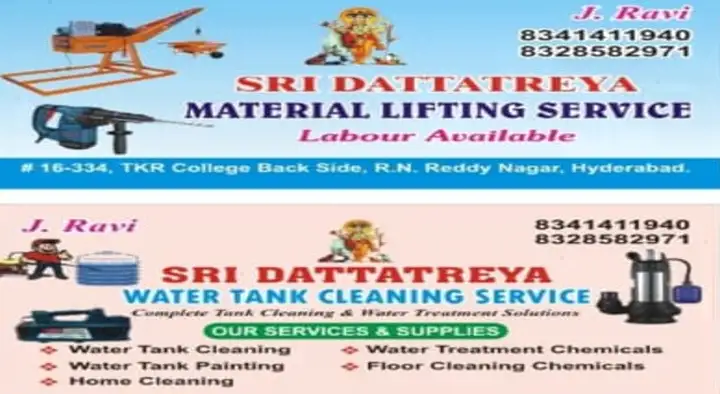 sri dattatreya material lifting and water tank cleaning service rn reddy nagar in hyderabad,RN Reddy Nagar In Visakhapatnam, Vizag