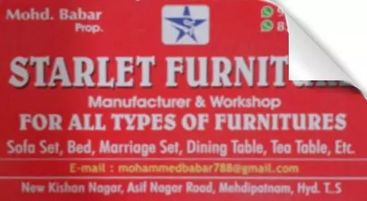 Furniture Shops in Hyderabad  : Starlet Furniture in Mehdipatnam