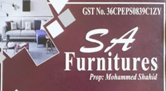 Furniture Shops in Hyderabad  : SA Furnitures in Mehdipatnam