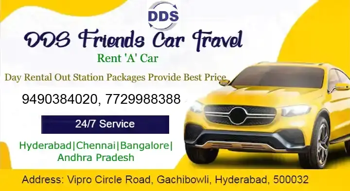 DDS Friends Car Travel in Gachibowli, Hyderabad