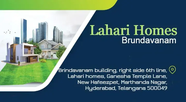 Lahari Homes in Hafeezpet, Hyderabad