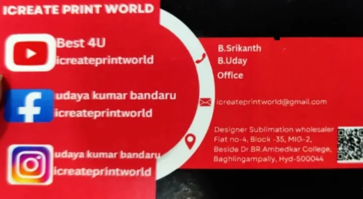 Designer Sublimation Wholesale Suppliers in Bagh Lingampally, Hyderabad