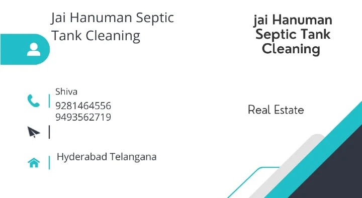 Jai Hanuman Septic Tank Cleaning in Main Road, Hyderabad