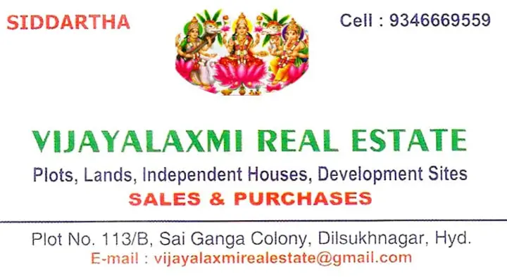Vijayalaxmi Real Estate in Dilsukhnagar
