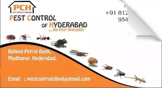 Industrial Pest Control Services in Hyderabad  : Pest Control of Hyderabad in Madhapur
