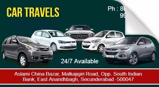 Tours And Travels in Hyderabad  : Car Travels in Malkajgiri