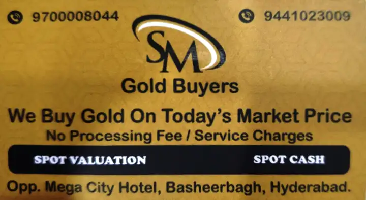 SM Gold Buyers in Basheer Bagh, Hyderabad