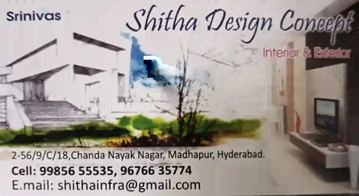 Shitha Design Concept (Interior and Exterior) in Madhapur, Hyderabad