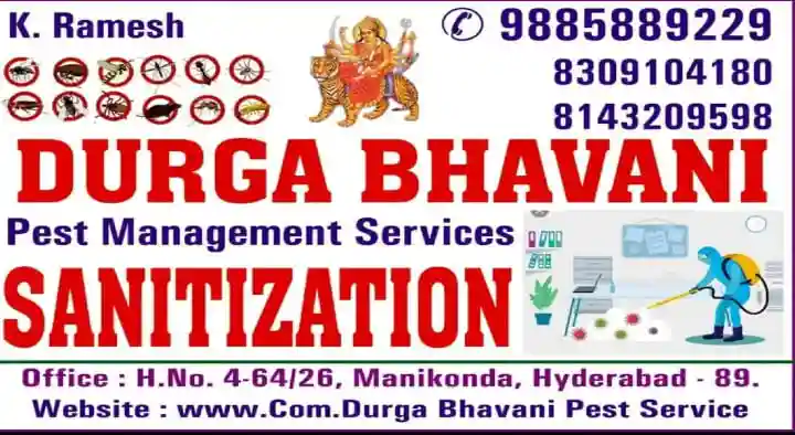Durga Bhavani Pest Control Services in Manikonda, Hyderabad