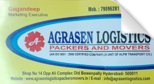 Agrasen Logistics Packers and Movers in Bowenpally, Hyderabad