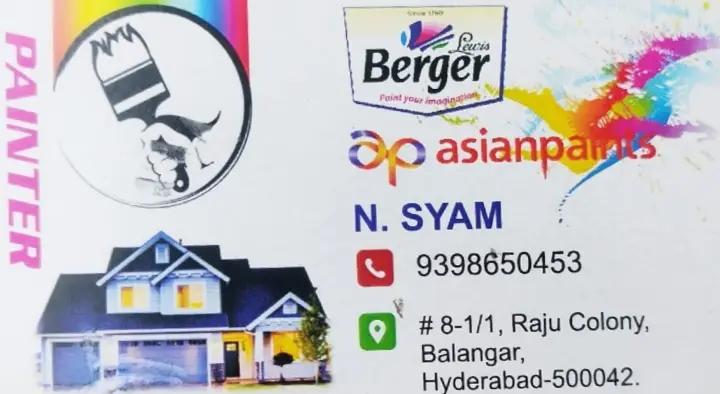 Syam Painter in Balanagar